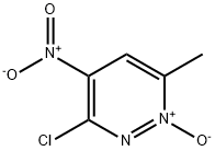 3-chloro-6-methyl-4-nitropyridazine 1-oxide Structure