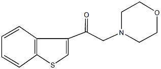 1-(1-benzothien-3-yl)-2-(4-morpholinyl)ethanone Structure