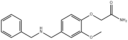 2-{4-[(benzylamino)methyl]-2-methoxyphenoxy}acetamide Structure