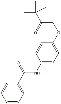 N-[4-(3,3-dimethyl-2-oxobutoxy)phenyl]benzamide Structure