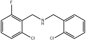 N-(2-chlorobenzyl)-N-(2-chloro-6-fluorobenzyl)amine Structure