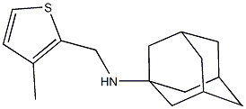 N-(1-adamantyl)-N-[(3-methyl-2-thienyl)methyl]amine Structure