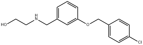 2-({3-[(4-chlorobenzyl)oxy]benzyl}amino)ethanol Structure