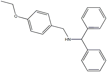 N-benzhydryl-N-(4-ethoxybenzyl)amine Structure