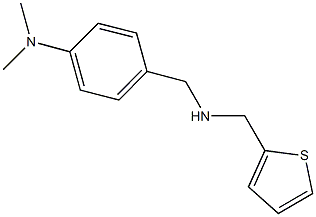 N-[4-(dimethylamino)benzyl]-N-(2-thienylmethyl)amine 구조식 이미지