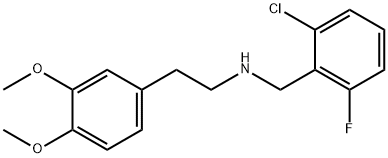 N-(2-chloro-6-fluorobenzyl)-N-[2-(3,4-dimethoxyphenyl)ethyl]amine Structure