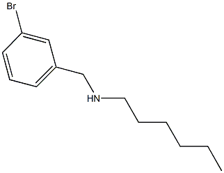 N-(3-bromobenzyl)-N-hexylamine 구조식 이미지