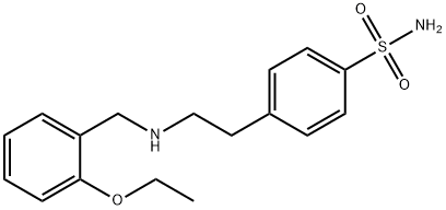 4-{2-[(2-ethoxybenzyl)amino]ethyl}benzenesulfonamide 구조식 이미지