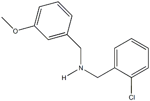 N-(2-chlorobenzyl)-N-(3-methoxybenzyl)amine Structure