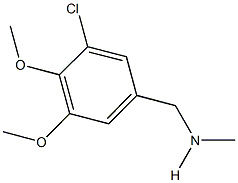 N-(3-chloro-4,5-dimethoxybenzyl)-N-methylamine Structure