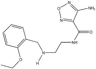 4-amino-N-{2-[(2-ethoxybenzyl)amino]ethyl}-1,2,5-oxadiazole-3-carboxamide Structure