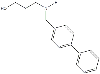 3-[([1,1'-biphenyl]-4-ylmethyl)amino]-1-propanol Structure