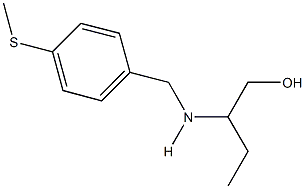 2-{[4-(methylsulfanyl)benzyl]amino}-1-butanol Structure