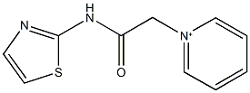 1-[2-oxo-2-(1,3-thiazol-2-ylamino)ethyl]pyridinium 구조식 이미지