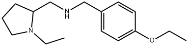 N-(4-ethoxybenzyl)-N-[(1-ethyl-2-pyrrolidinyl)methyl]amine 구조식 이미지