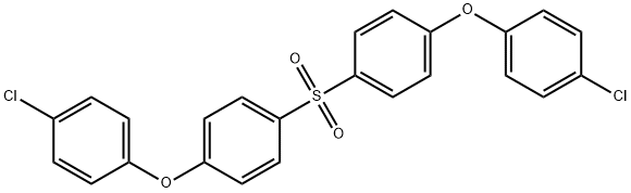 1-(4-chlorophenoxy)-4-{[4-(4-chlorophenoxy)phenyl]sulfonyl}benzene Structure