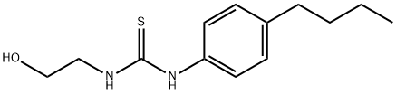 N-(4-butylphenyl)-N'-(2-hydroxyethyl)thiourea Structure