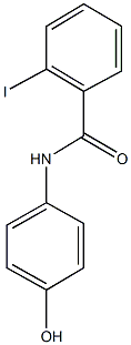 N-(4-hydroxyphenyl)-2-iodobenzamide 구조식 이미지