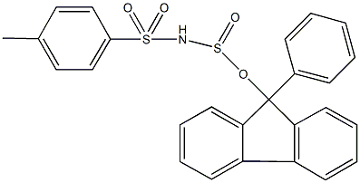 9-phenyl-9H-fluoren-9-yl (4-methylphenyl)sulfonylamidosulfite 구조식 이미지