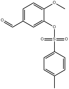 5-formyl-2-methoxyphenyl 4-methylbenzenesulfonate Structure