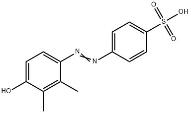 4-[(4-hydroxy-2,3-dimethylphenyl)diazenyl]benzenesulfonic acid 구조식 이미지