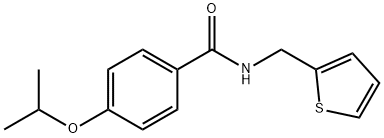 4-isopropoxy-N-(2-thienylmethyl)benzamide 구조식 이미지