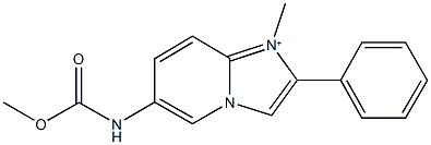 methyl 1-methyl-2-phenylimidazo[1,2-a]pyridin-1-ium-6-ylcarbamate 구조식 이미지