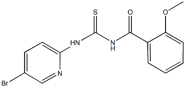 N-(5-bromo-2-pyridinyl)-N'-(2-methoxybenzoyl)thiourea Structure