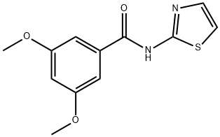 3,5-dimethoxy-N-(1,3-thiazol-2-yl)benzamide Structure