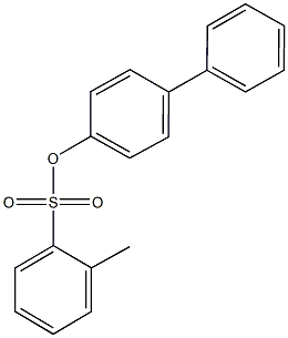 [1,1'-biphenyl]-4-yl 2-methylbenzenesulfonate Structure