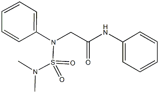 2-{[(dimethylamino)sulfonyl]anilino}-N-phenylacetamide Structure