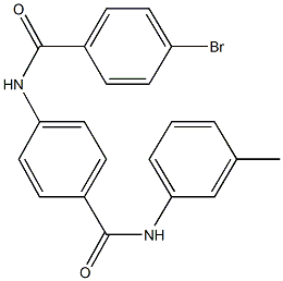 4-bromo-N-[4-(3-toluidinocarbonyl)phenyl]benzamide Structure