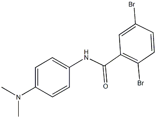 2,5-dibromo-N-[4-(dimethylamino)phenyl]benzamide Structure