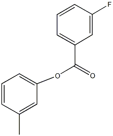 3-methylphenyl 3-fluorobenzoate Structure