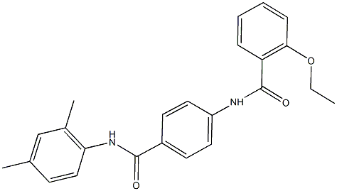 N-{4-[(2,4-dimethylanilino)carbonyl]phenyl}-2-ethoxybenzamide Structure