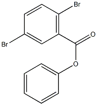 phenyl 2,5-dibromobenzoate 구조식 이미지