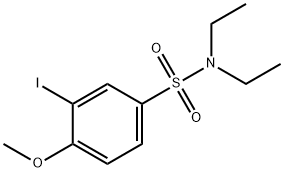 N,N-diethyl-3-iodo-4-methoxybenzenesulfonamide Structure