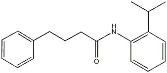 N-(2-isopropylphenyl)-4-phenylbutanamide Structure