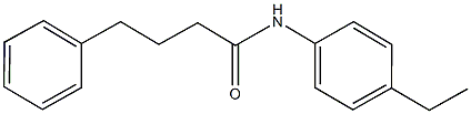 N-(4-ethylphenyl)-4-phenylbutanamide Structure