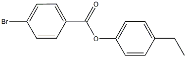 4-ethylphenyl 4-bromobenzoate 구조식 이미지