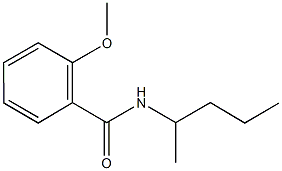 2-methoxy-N-(1-methylbutyl)benzamide Structure