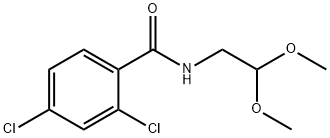 2,4-dichloro-N-(2,2-dimethoxyethyl)benzamide 구조식 이미지