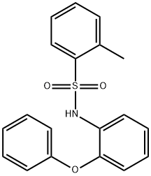 2-methyl-N-(2-phenoxyphenyl)benzenesulfonamide 구조식 이미지
