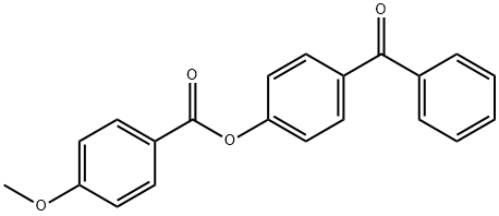 4-benzoylphenyl 4-methoxybenzoate Structure