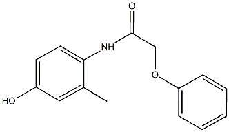 N-(4-hydroxy-2-methylphenyl)-2-phenoxyacetamide Structure