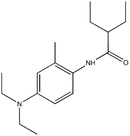 N-[4-(diethylamino)-2-methylphenyl]-2-ethylbutanamide Structure