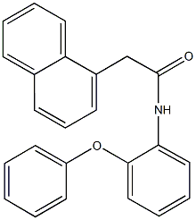 2-(1-naphthyl)-N-(2-phenoxyphenyl)acetamide Structure