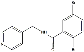 2,5-dibromo-N-(4-pyridinylmethyl)benzamide Structure