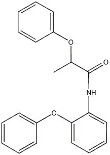 2-phenoxy-N-(2-phenoxyphenyl)propanamide 구조식 이미지