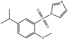 2-(1H-imidazol-1-ylsulfonyl)-4-isopropylphenyl methyl ether 구조식 이미지